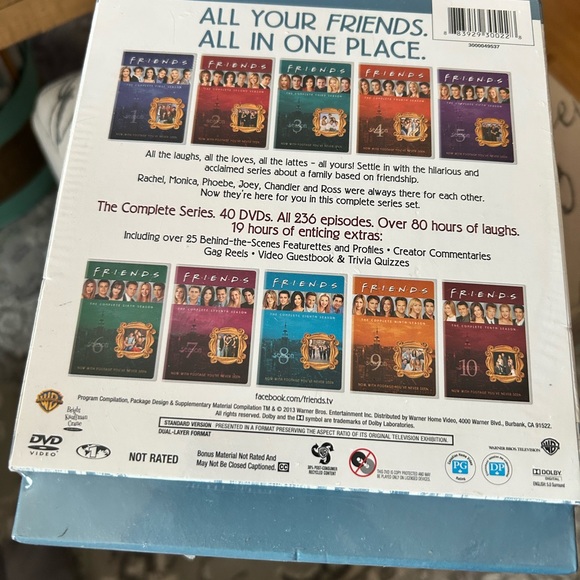 Friends: The Complete Series DVD Box Set - Blue - Picture 2 of 2